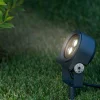 Faretti Da Esterno-Ideal Lux Ulex faretto esterno 8,5w 3000k antracite ip65 orientabile