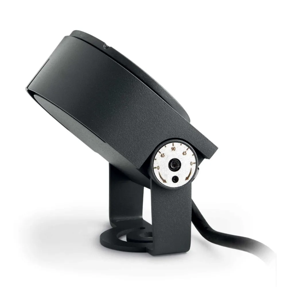 Faretti Da Esterno-Ideal Lux Ulex faretto esterno 8,5w 3000k antracite ip65 orientabile