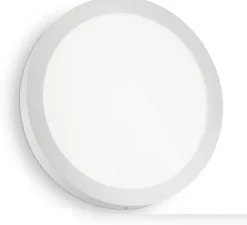 Plafoniere Moderne-Ideal Lux Universal pl d40 round 3000k piccola plafoniera tonda bianca