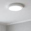 Plafoniere Moderne-Ideal Lux Universal pl d17 round 4000k plafoniera da cucina bianca