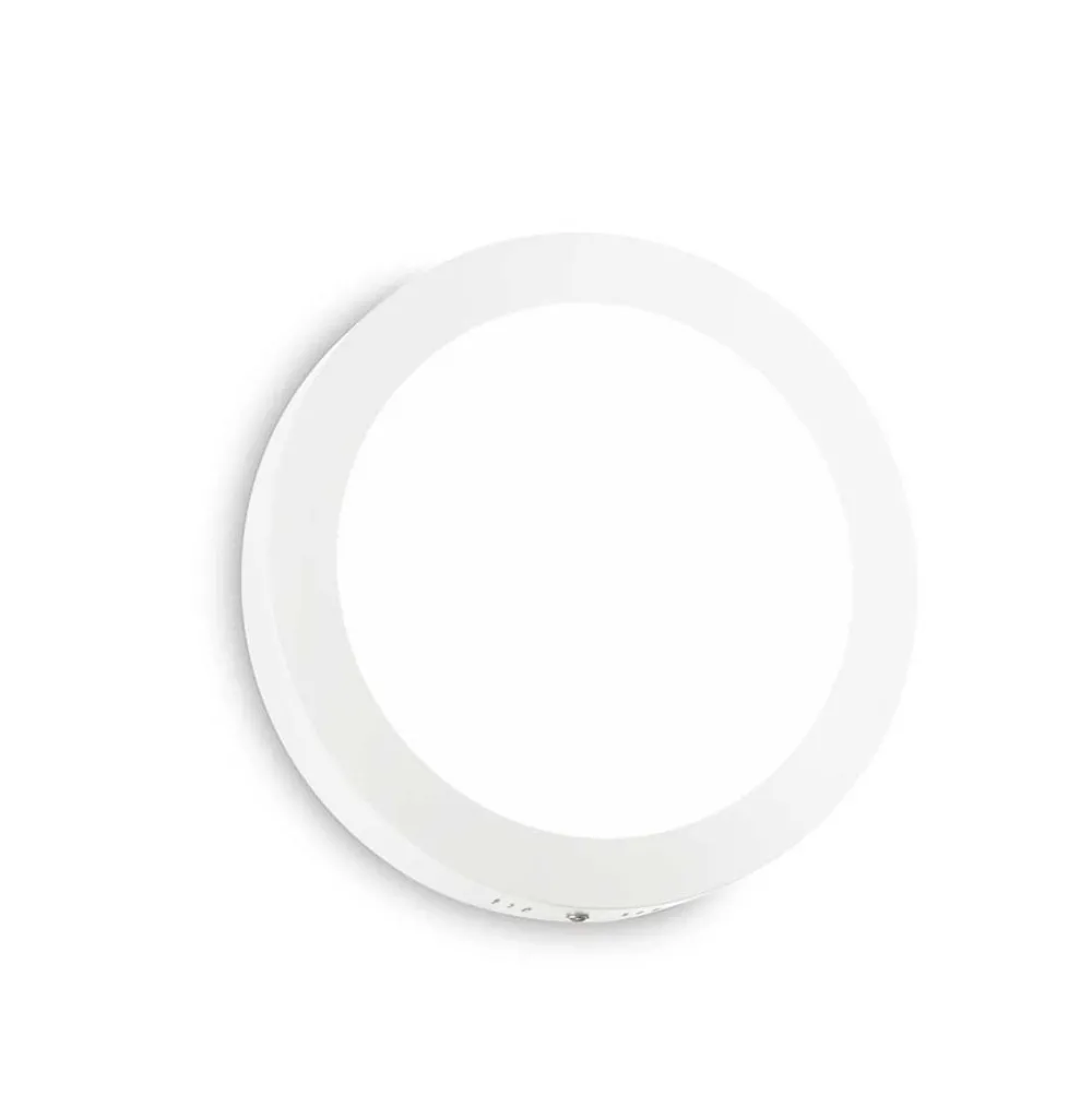 Plafoniere Moderne-Ideal Lux Universal pl d17 round 4000k plafoniera da cucina bianca