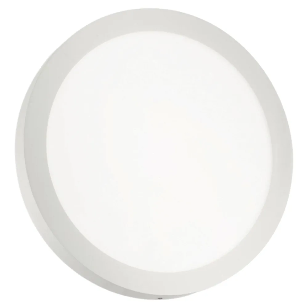 Plafoniere Moderne-Ideal Lux Universal pl d22 round 3000k plafoniera da cucina 18w bianca tonda