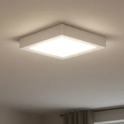 Plafoniere Moderne-Ideal Lux Universal pl d17 square plafoniera da cucina 4000k quadrata bianca