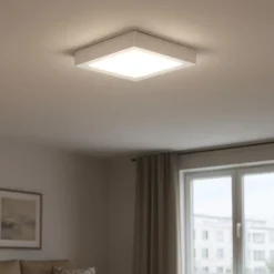 Plafoniere Moderne-Ideal Lux Universal pl d17 square plafoniera da cucina 4000k quadrata bianca