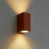 Applique Da Esterno-Ideal Lux Up ap2 applique da esterno ip44 coffee luce sopra e sotto