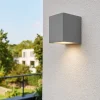 Applique Da Esterno-Ideal Lux Up ap1 applique da esterno cubo grigio ip44