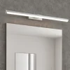 Applique Da Bagno-Eglo Vadumi applique da bagno cromo per specchio moderno led 4000k ip44