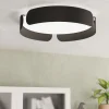 Plafoniere Moderne-Eglo Valcasotto plafoniera da cucina moderna rotonda led 24w 3000k