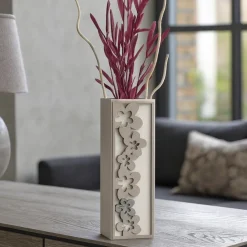 Soprammobili Moderni-Bongelli Preziosi Vaso moderno margherite nocciola