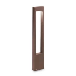 Lampioni Da Giardino-Ideal Lux Vega paletto lampione da giardino ip44 marrone