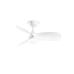 Ventilatori Da Soffitto-Selezionato da Mazzolaluce Ventilatore a pale bianco con luce da soffitto 13mq con telecomando