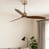 Ventilatori Da Soffitto-Selezionato da Mazzolaluce Ventilatore a pale da soffitto in ottone anticato 17mq