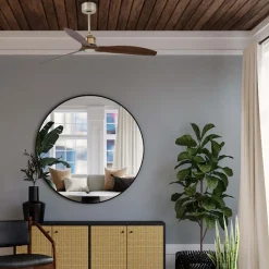 Ventilatori Da Soffitto-Selezionato da Mazzolaluce Ventilatore a pale da soffitto in ottone anticato 17mq