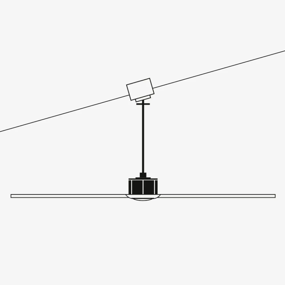 Ventilatori Da Soffitto-Selezionato da Mazzolaluce Ventilatore a pale effetto legno da soffitto 17mq