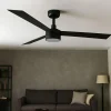 Ventilatori Da Soffitto-Selezionato da Mazzolaluce Ventilatore a pale nero da soffitto con luce 28mq silenzioso