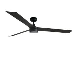 Ventilatori Da Soffitto-Selezionato da Mazzolaluce Ventilatore a pale nero da soffitto con luce 28mq silenzioso