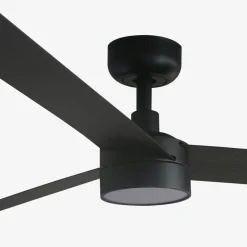 Ventilatori Da Soffitto-Selezionato da Mazzolaluce Ventilatore a pale nero da soffitto con luce 28mq silenzioso