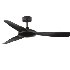 Ventilatori Da Soffitto-Selezionato da Mazzolaluce Ventilatore a soffito con pale nero silenzioso 25mq con telecomando