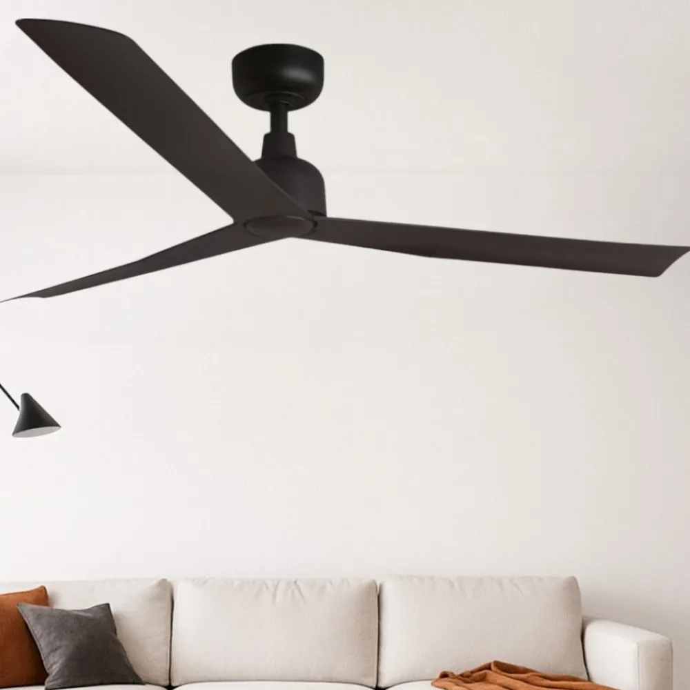 Ventilatori Da Soffitto-Selezionato da Mazzolaluce Ventilatore a soffitto da esterno 17mq a pale marrone