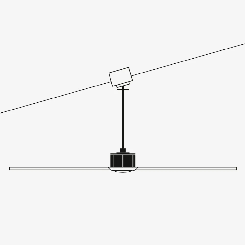 Ventilatori Da Soffitto-Selezionato da Mazzolaluce Ventilatore a soffitto da esterno 17mq a pale marrone