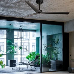 Ventilatori Da Soffitto-Selezionato da Mazzolaluce Ventilatore a soffitto 28mq con pale nero