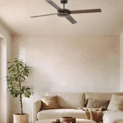 Ventilatori Da Soffitto-Selezionato da Mazzolaluce Ventilatore a soffitto 28mq con pale bicolore nero marrone