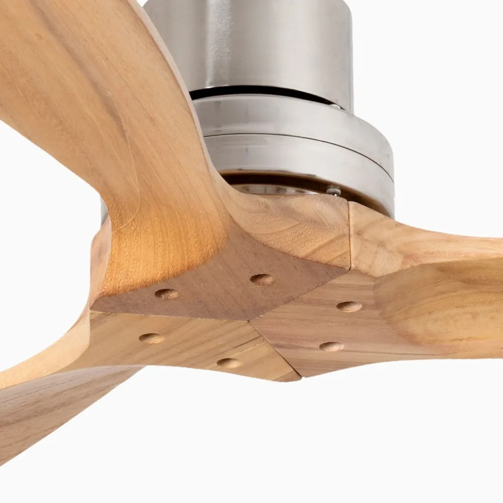 Ventilatori Da Soffitto-Selezionato da Mazzolaluce Ventilatore a soffitto 13mq pale di legno pino