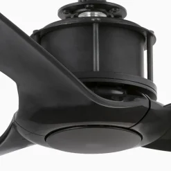 Ventilatori Da Soffitto-Selezionato da Mazzolaluce Ventilatore a soffitto 13mq pale nero silenzioso