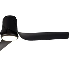 Ventilatori Da Soffitto-Selezionato da Mazzolaluce Ventilatore con luce da soffitto nero led cct con telecomando e app