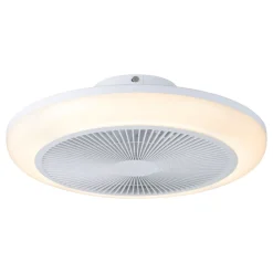 Ventilatori Da Soffitto-Eglo Ventilatore con plafoniera ambienti 13-20mq led cct sayulita