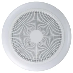 Ventilatori Da Soffitto-Eglo Ventilatore con plafoniera ambienti 13-20mq led cct sayulita