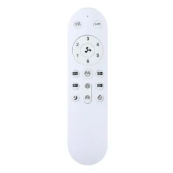 Ventilatori Da Soffitto-Eglo Ventilatore con plafoniera bianco led cct ambienti fino a 13mq con telecomando