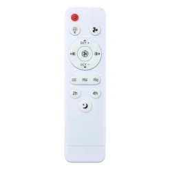 Ventilatori Da Soffitto-Eglo Ventilatore con plafoniera bianco con telecomando led cct salvador