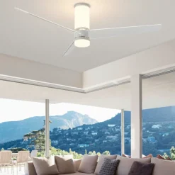 Ventilatori Da Soffitto-Selezionato da Mazzolaluce Ventilatore da soffitto ambienti 20mq led cct telecomando e app