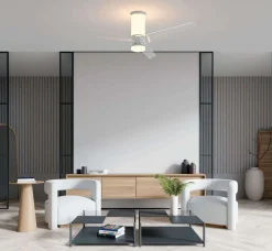Ventilatori Da Soffitto-Selezionato da Mazzolaluce Ventilatore da soffitto ambienti 20mq led cct telecomando e app