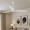 Ventilatori Da Soffitto-Selezionato da Mazzolaluce Ventilatore da soffitto a pale bianco 28mq