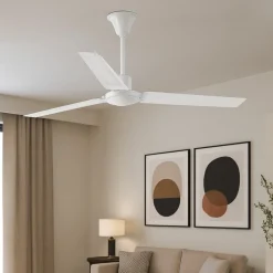 Ventilatori Da Soffitto-Selezionato da Mazzolaluce Ventilatore da soffitto a pale bianco 28mq