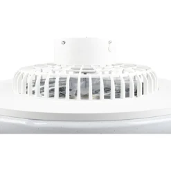Ventilatori Da Soffitto-Selezionato da Mazzolaluce Ventilatore da soffitto a plafoniera bianco con luce telecomando