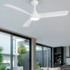 Ventilatori Da Soffitto-Selezionato da Mazzolaluce Ventilatore da soffitto bianco bianco 20mq con luce e telecomando