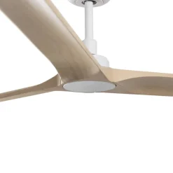 Ventilatori Da Soffitto-Selezionato da Mazzolaluce Ventilatore da soffitto bianco pale legno silenzioso 18mq
