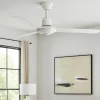 Ventilatori Da Soffitto-Selezionato da Mazzolaluce Ventilatore da soffitto bianco 17mq con pale