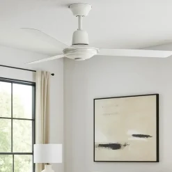 Ventilatori Da Soffitto-Selezionato da Mazzolaluce Ventilatore da soffitto bianco 17mq con pale