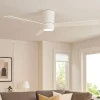 Ventilatori Da Soffitto-Selezionato da Mazzolaluce Ventilatore da soffitto bianco a pale 20mq con luce e telecomando