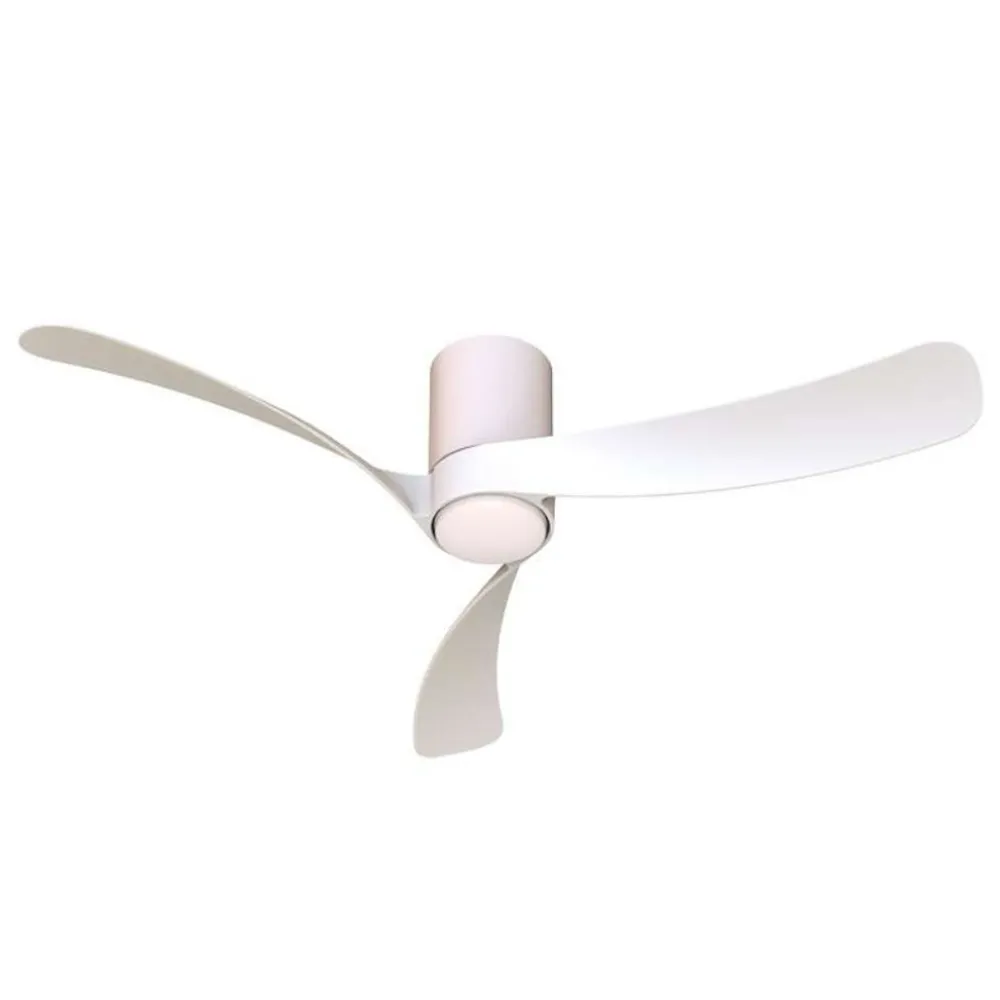 Ventilatori Da Soffitto-Selezionato da Mazzolaluce Ventilatore da soffitto bianco 20mq led cct dimmerabile 120 cm