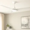 Ventilatori Da Soffitto-Selezionato da Mazzolaluce Ventilatore da soffitto bianco con telecomando e luce 20mq ip66 per esterno