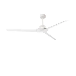 Ventilatori Da Soffitto-Selezionato da Mazzolaluce Ventilatore da soffitto bianco per esterno ip44 con luce 20mq