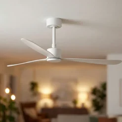 Ventilatori Da Soffitto-Selezionato da Mazzolaluce Ventilatore da soffitto bianco app tuya snart ambienti 17-28mq