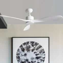 Ventilatori Da Soffitto-Selezionato da Mazzolaluce Ventilatore da soffitto bianco app smart tuya ambienti 17-28mq