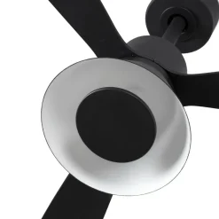 Ventilatori Da Soffitto-Selezionato da Mazzolaluce Ventilatore da soffitto con led cct nero smart app tuya 28mq motore dc