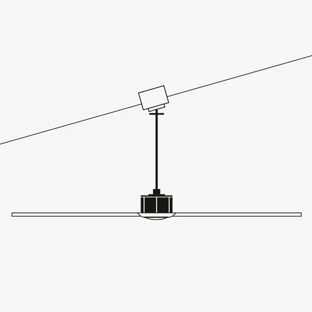 Ventilatori Da Soffitto-Selezionato da Mazzolaluce Ventilatore da soffitto con led cct nero smart app tuya 28mq motore dc